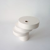 Vase-sculpture BONSAI EQUILIBRE - médium laqué blanc 3
