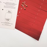 Corbeille en cuir CANDY - Rouge  - Rouge - Design : Elise Fouin 2