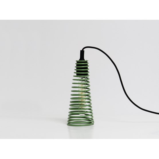 Lampe F=K.x - vert pâle - Design : Hugi.r