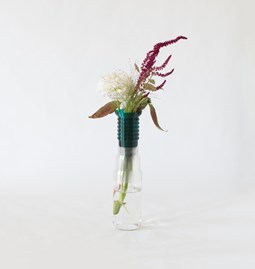 Half vase mimo  - model 1 - green emerald