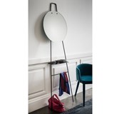 Miroir LOOK avec tablette - Finition claire - Noir - Design : Glassvariations 3