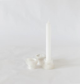 Double candle holders 2.20 - white