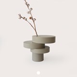 Vase-sculpture BONSAI EQUILIBRE - médium laqué taupe - Gris - Design : Beatrix Li-Chin Loos 7
