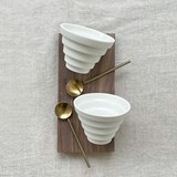 STAIRS cups - white porcelain - White - Design : Antoine Pillot 7