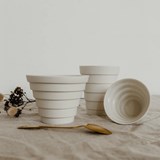 STAIRS cups - white porcelain - White - Design : Antoine Pillot 5