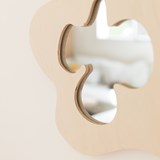 Miroir asymétrique PENSEE - Bois clair - Design : Little Anana 4