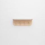 MIMOSA wall shelf with hooks - Light Wood - Design : Little Anana 7