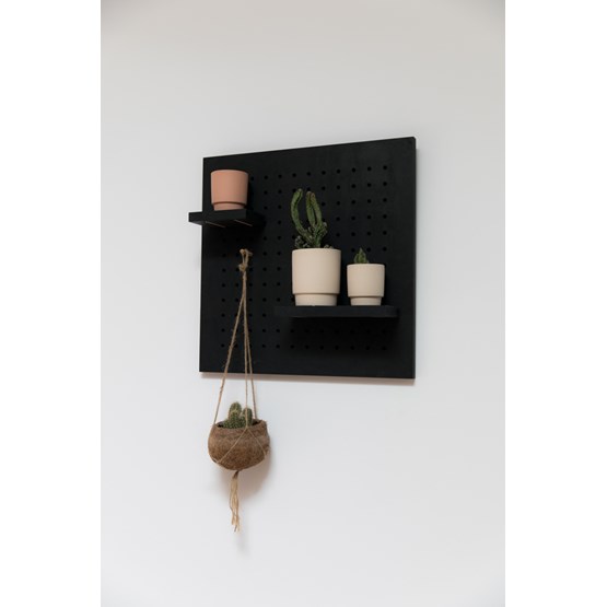 Panneau d'accrochage carré VALCHROMAT - Noir - Design : Little Anana