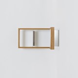 Corner wall shelf B-ECK3 - Oak - Light Wood - Design : das kleine b 4