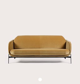 HYPANIS 2-seater sofa - ocre