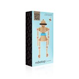 Jeu en bois ROBOTOP - Robot Toupie - Bois clair - Design : Mon Petit Art 4