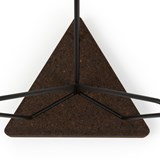 TRES | stool or table -  dark cork and black legs   - Cork - Design : Galula Studio 5