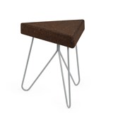 TRES | stool or table -  dark cork and grey legs  3