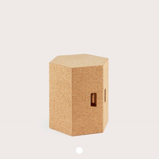 VIRA | stool or table - light cork  - Design : Galula Studio