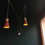 VALENTINE Pendant wall light - Dark Wood - Design : Atelier Pok 6