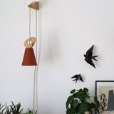 VALENTINE Pendant wall light - Dark Wood - Design : Atelier Pok 5
