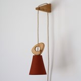 VALENTINE Pendant wall light - Dark Wood - Design : Atelier Pok 4