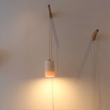 TREE Porcelain pendant wall lamp  - White - Design : Atelier Pok 2
