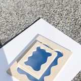 Miroir asymétrique SPLASH - Grand - Bois clair - Design : Little Anana 6