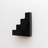 Set of 3 hooks with abstract shapes - black valchromat - Black - Design : Little Anana 4