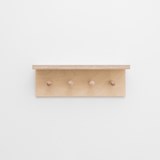 SUREAU wall shelf with hooks - small - Light Wood - Design : Little Anana 3