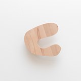 Set de 3 patères aux formes abstraites - bois de hêtre - Noir - Design : Little Anana 5