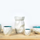 Vase POLIGON - Blanc - Design : Studio Lorier 5