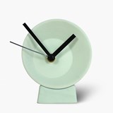 Horloge de bureau désaxée - verte 2