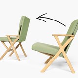 Chaise Hybride Confort - Vert  3