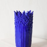 Vase ASCENSIONNEL FLORAL ÉPANOUI - Bleu électrique 2