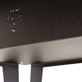 ATOME desk - purple steel and oak  10