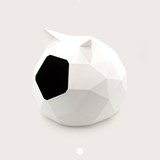Niche TAO - Blanche avec oreilles  - Blanc - Design : Catalpine 7