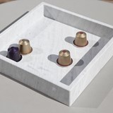 Agnes square tray - marble - Marble - Design : Faye Tsakalides 2