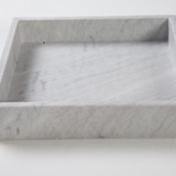 Agnes square tray - marble - Marble - Design : Faye Tsakalides 6