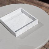 Agnes square tray - marble - Marble - Design : Faye Tsakalides 5