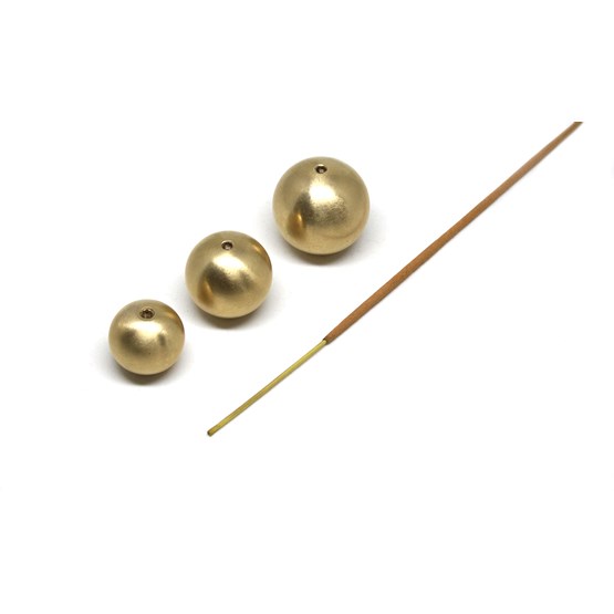 Incense burner spheres - brass - Design : LLAYERS