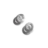 Earrings with interlaced circles - Silver  3