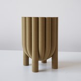 TUBE pot no.1_2 - vert - Dark Wood - Design : La double clique 3