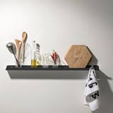 Solid 03 Wall Shelf - anthracite - Grey - Design : weld & co 5