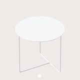 Table d'appoint SOLID 01 - Blanc - Blanc - Design : weld & co 5