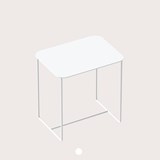 Solid 02 Side Table - white - White - Design : weld & co 5