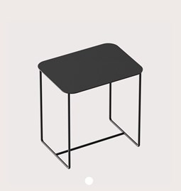 Solid 02 Side Table - black