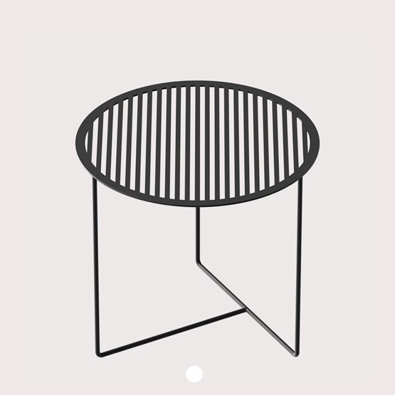 Table d'appoint GRID 01 - Noir - Noir - Design : weld & co