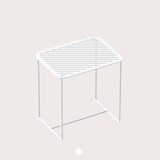 Table d'appoint GRID 02 - Blanc - Blanc - Design : weld & co 5