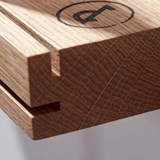 Oak 01 Key Holder - natural oak  - Light Wood - Design : weld & co 4