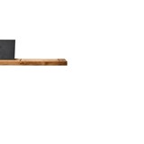 Oak 01 Wall Shelf - for masonry walls - natural oak & black metal - Light Wood - Design : weld & co 4