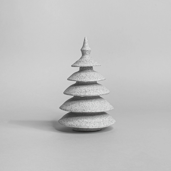 Arbre de Noël LAVALA - Porcelaine - Gris - Design : KER.