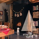 Wooden Christmas Tree YELKA - Maple / White stand  - Light Wood - Design : Hello Yellow House 9