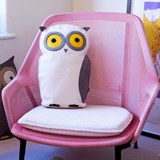 Owl bird cushion - white - Multicolor - Design : Design By Nico 5