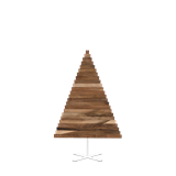 Wooden Christmas Tree YELKA - Walnut / White stand  - Dark Wood - Design : Hello Yellow House 11